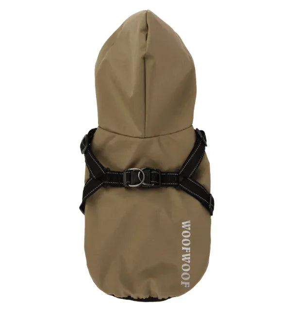 Four-Legged Waterproof Puppy Dog Raincoat Poncho