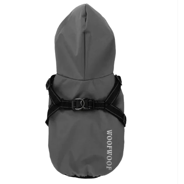 Four-Legged Waterproof Puppy Dog Raincoat Poncho